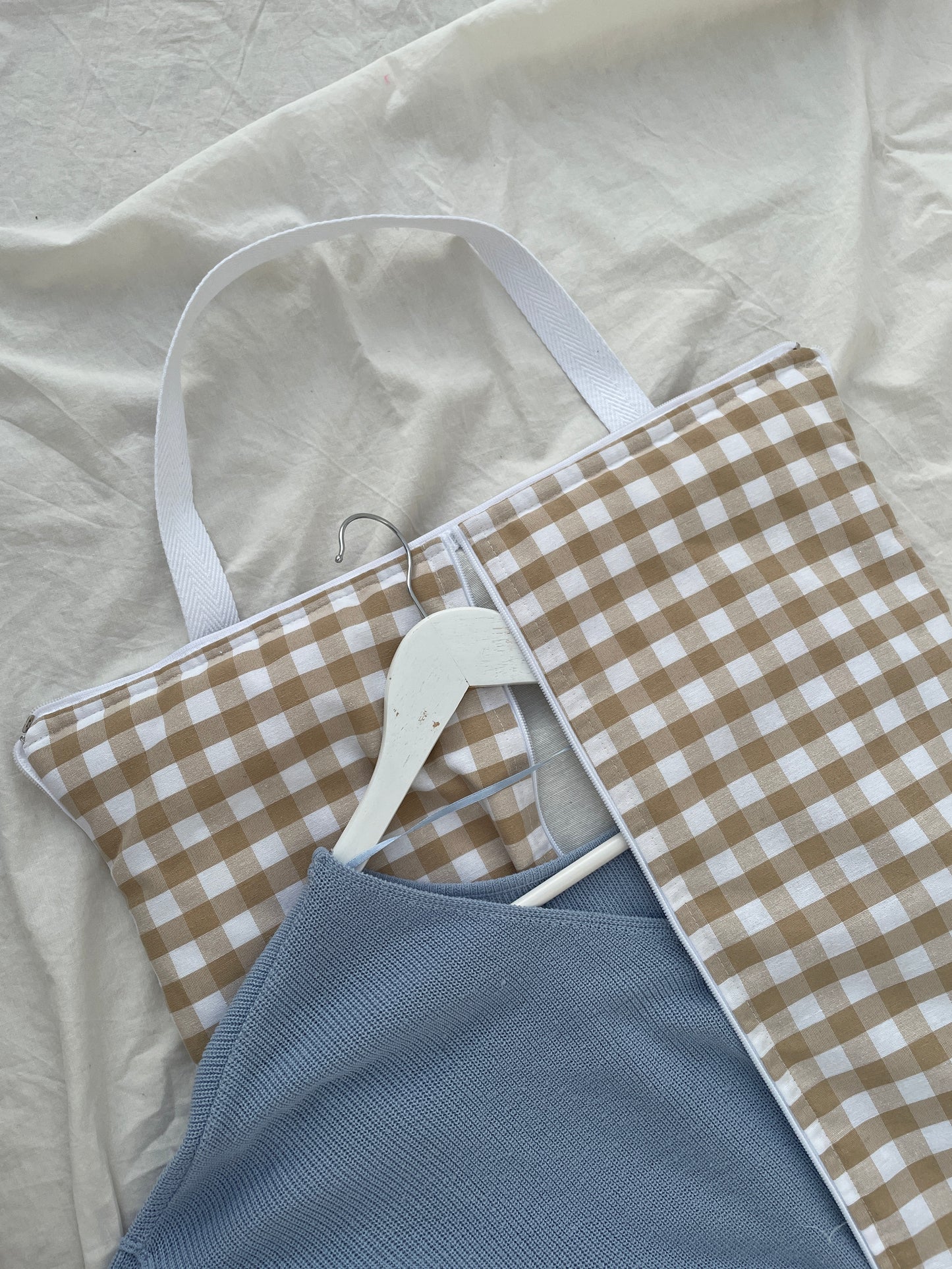 Bolsa Convertible Vichy Camel
