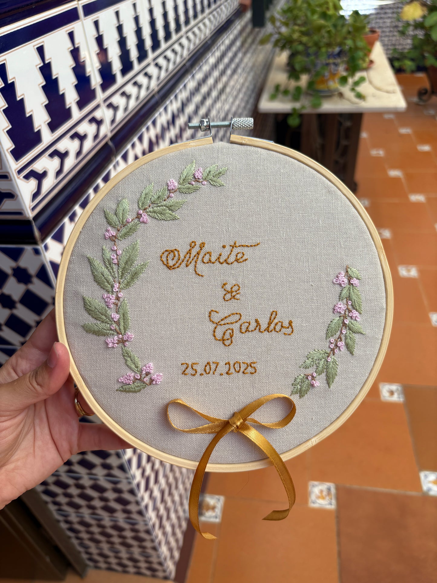 BASTIDOR PORTA ALIANZAS BODA