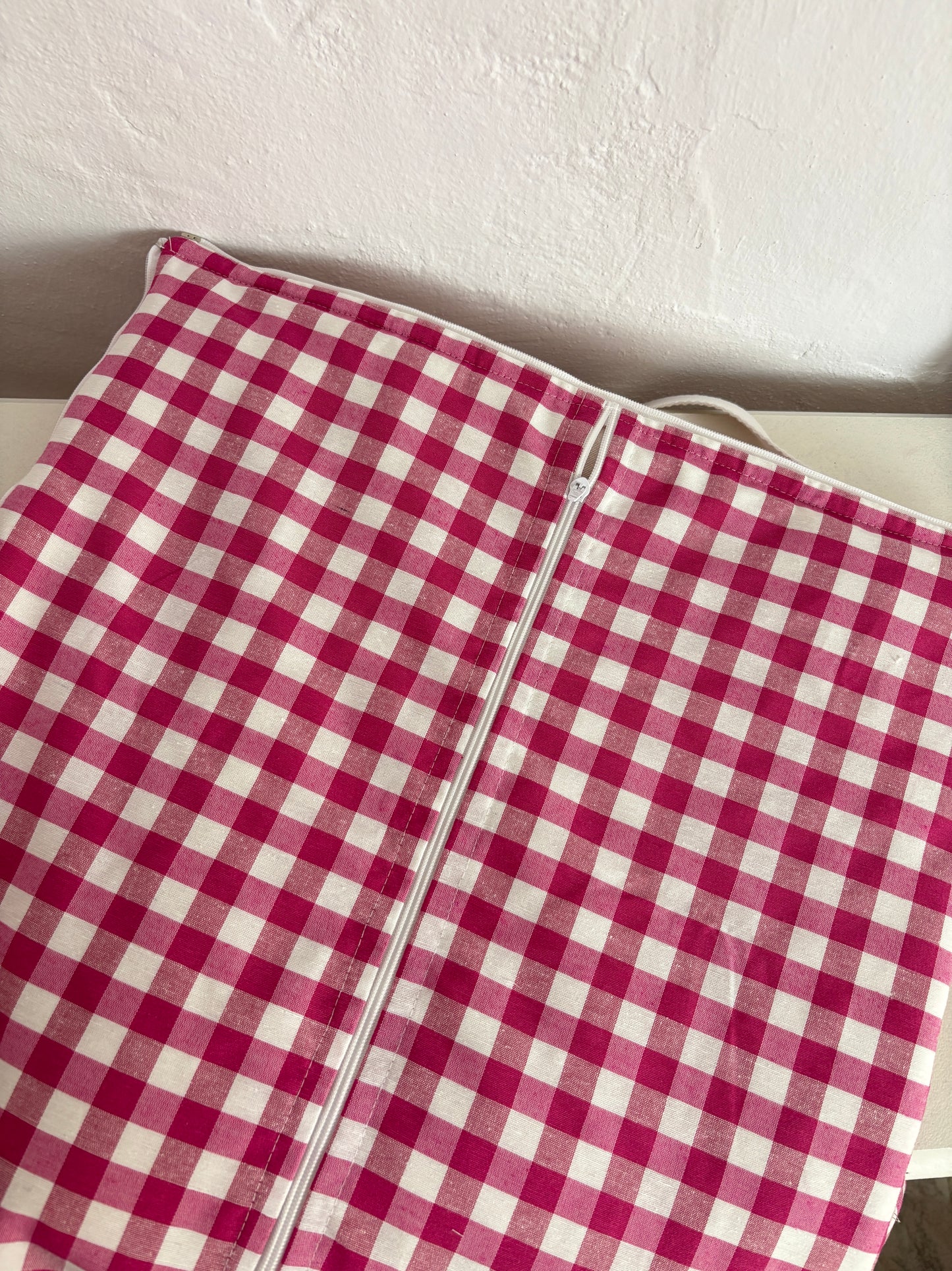 Bolsa Convertible Vichy Rosa Frambuesa