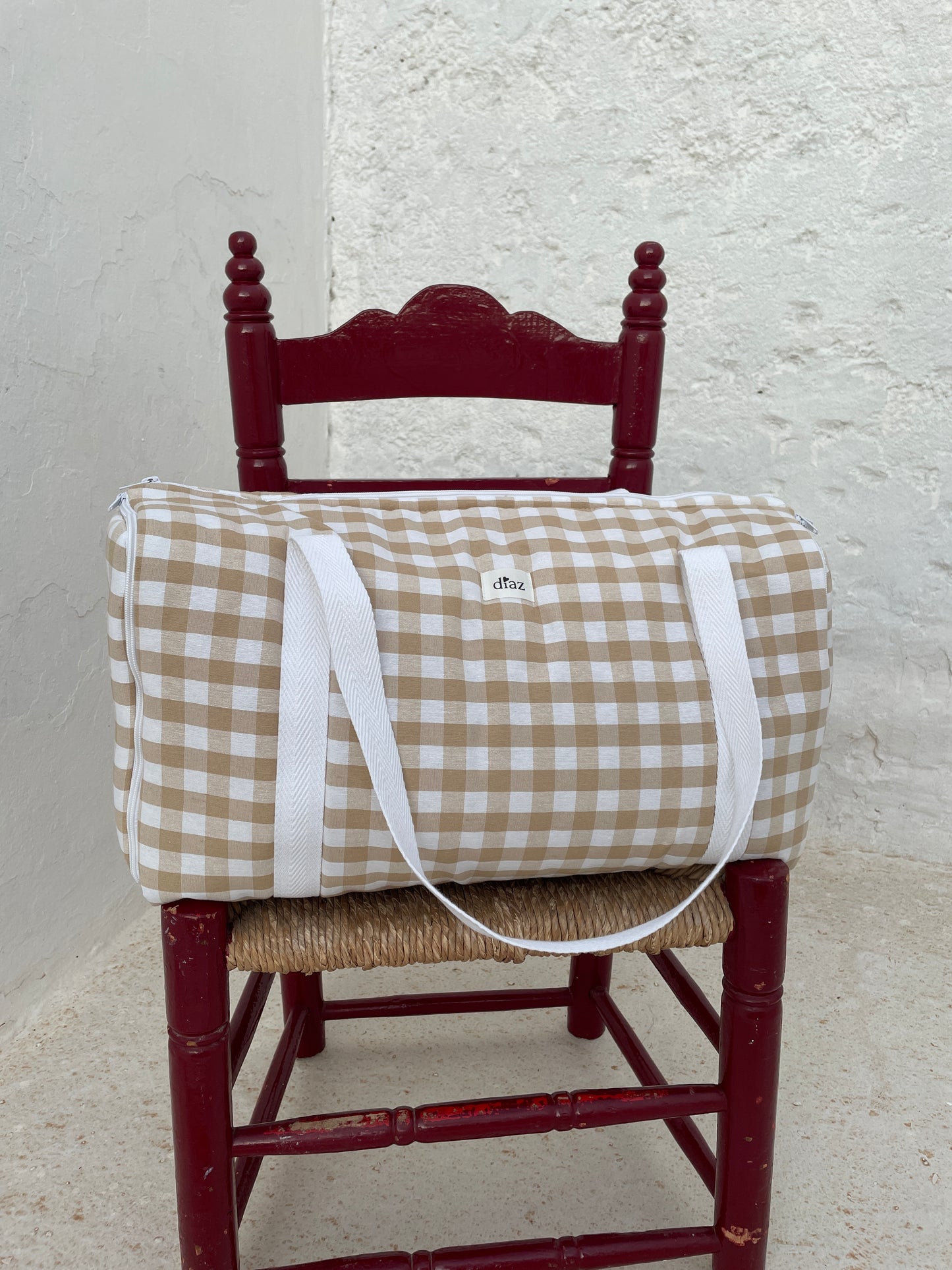 Bolsa Convertible Vichy Camel